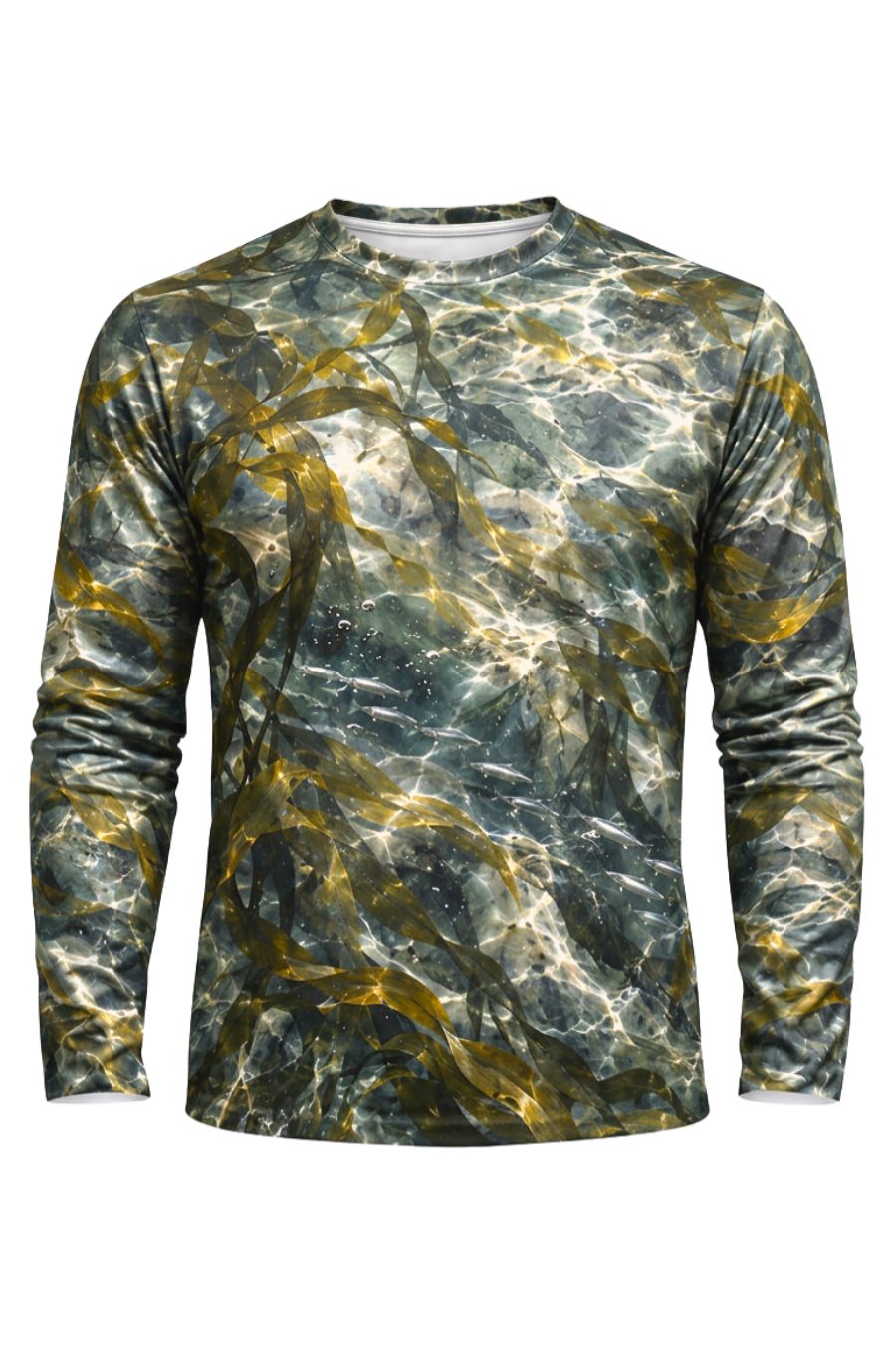 Performance Fishing Long Sleeve - Golden Kelp Salmon Reef - ULS583K image 6