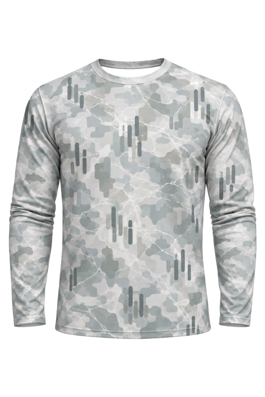 Performance Fishing Long Sleeve - Glacier Camo Salmon Shadow - ULS584K image 6