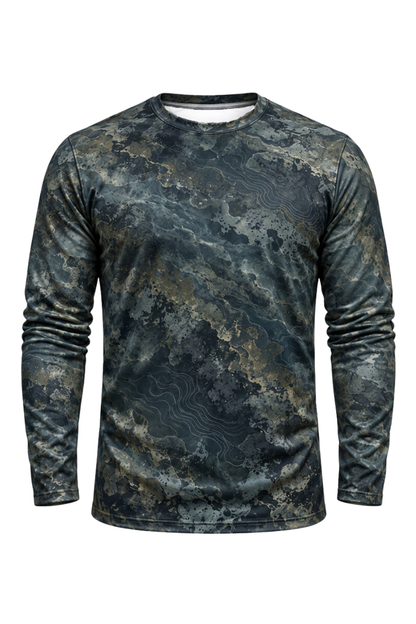 Performance Fishing Long Sleeve - Dark Rock Musky Apex - ULS588K image 6