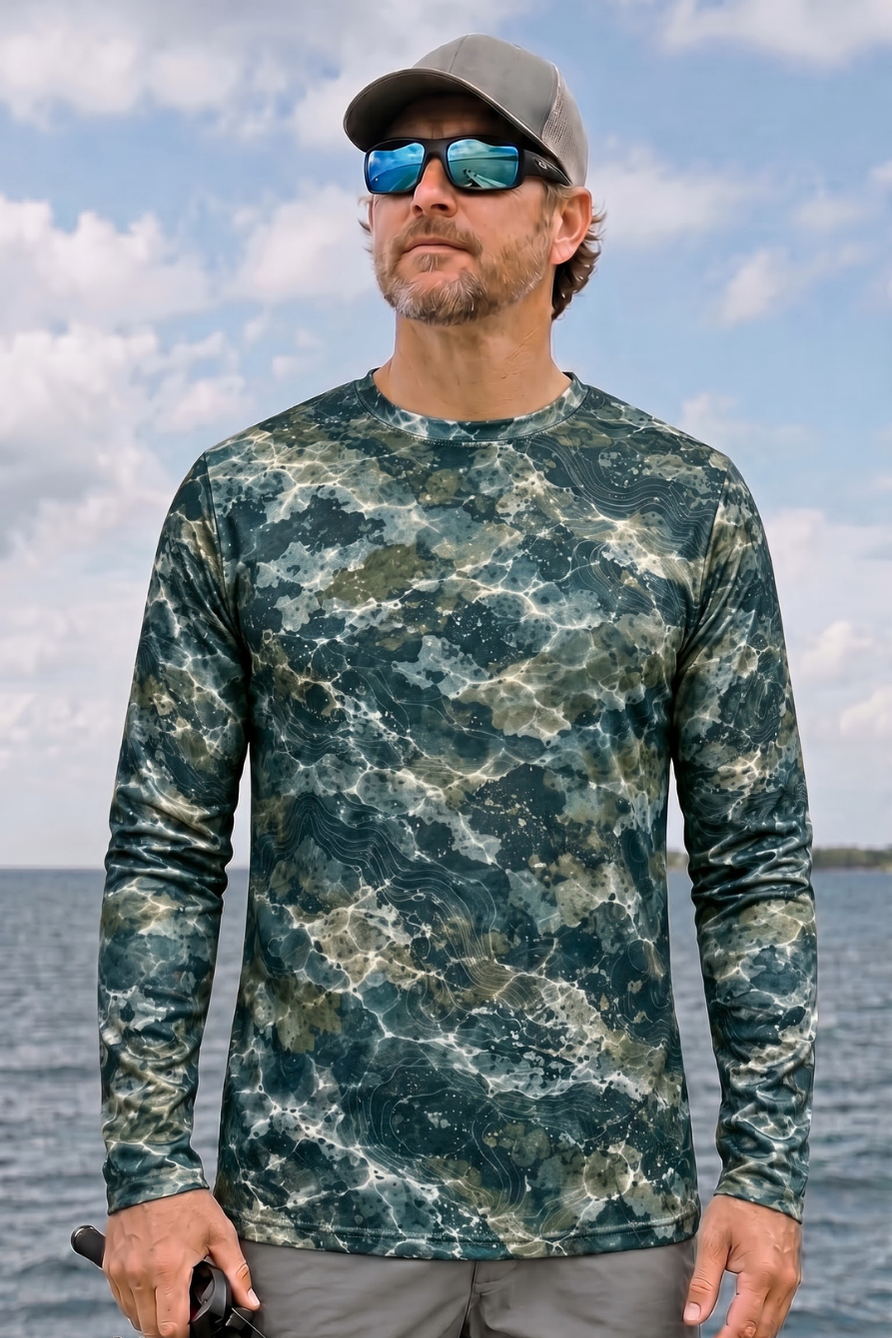 Performance Fishing Long Sleeve - Northern Pike Weedbed Strike - ULS589K image 3