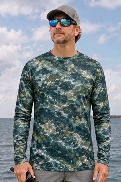 Performance Fishing Long Sleeve - Northern Pike Weedbed Strike - ULS589K image 3