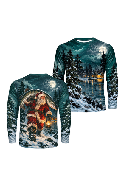 Performance Fishing Long Sleeve - Moonlight Santa Musky Winter - ULS591K image 1