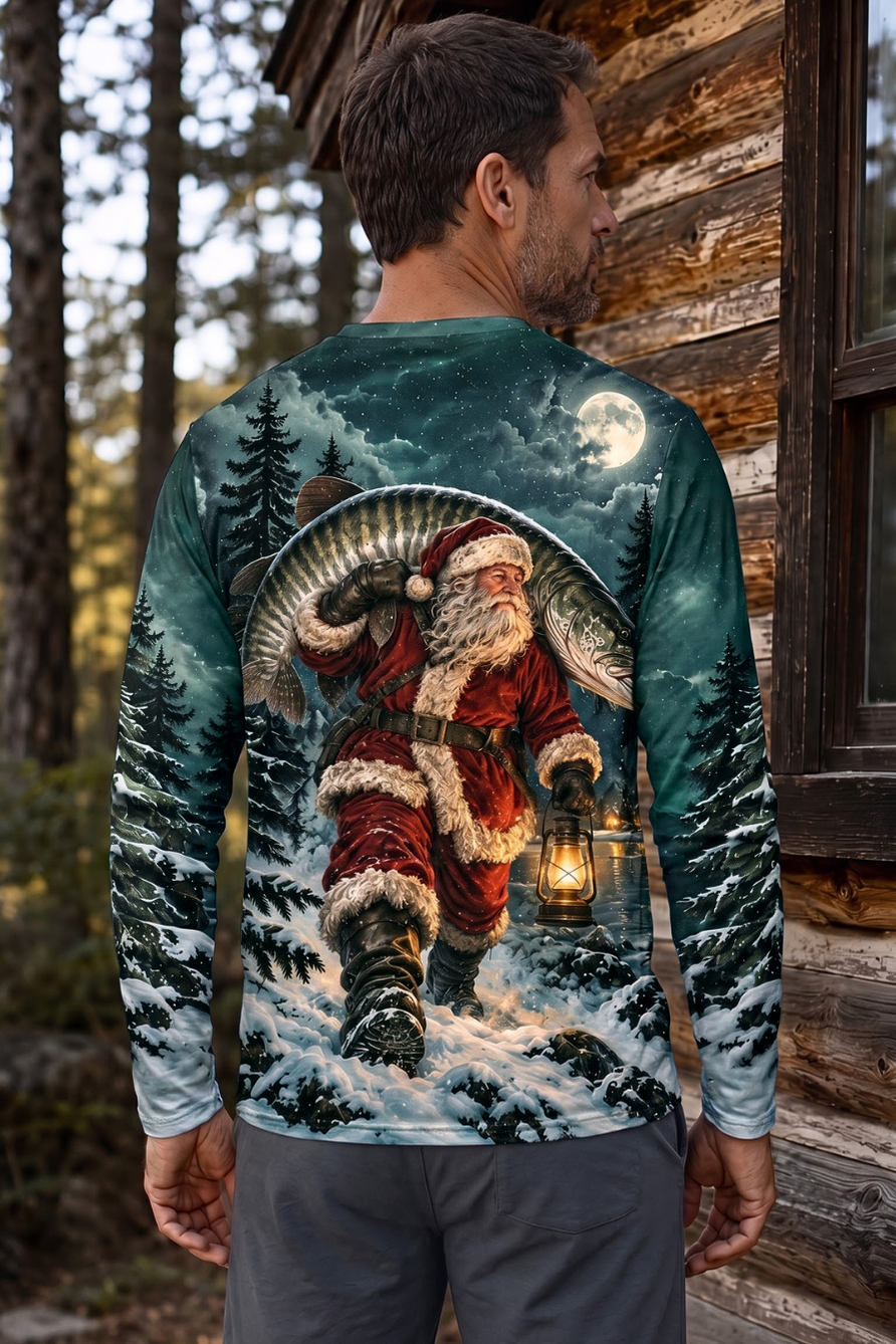 Performance Fishing Long Sleeve - Moonlight Santa Musky Winter - ULS591K image 2