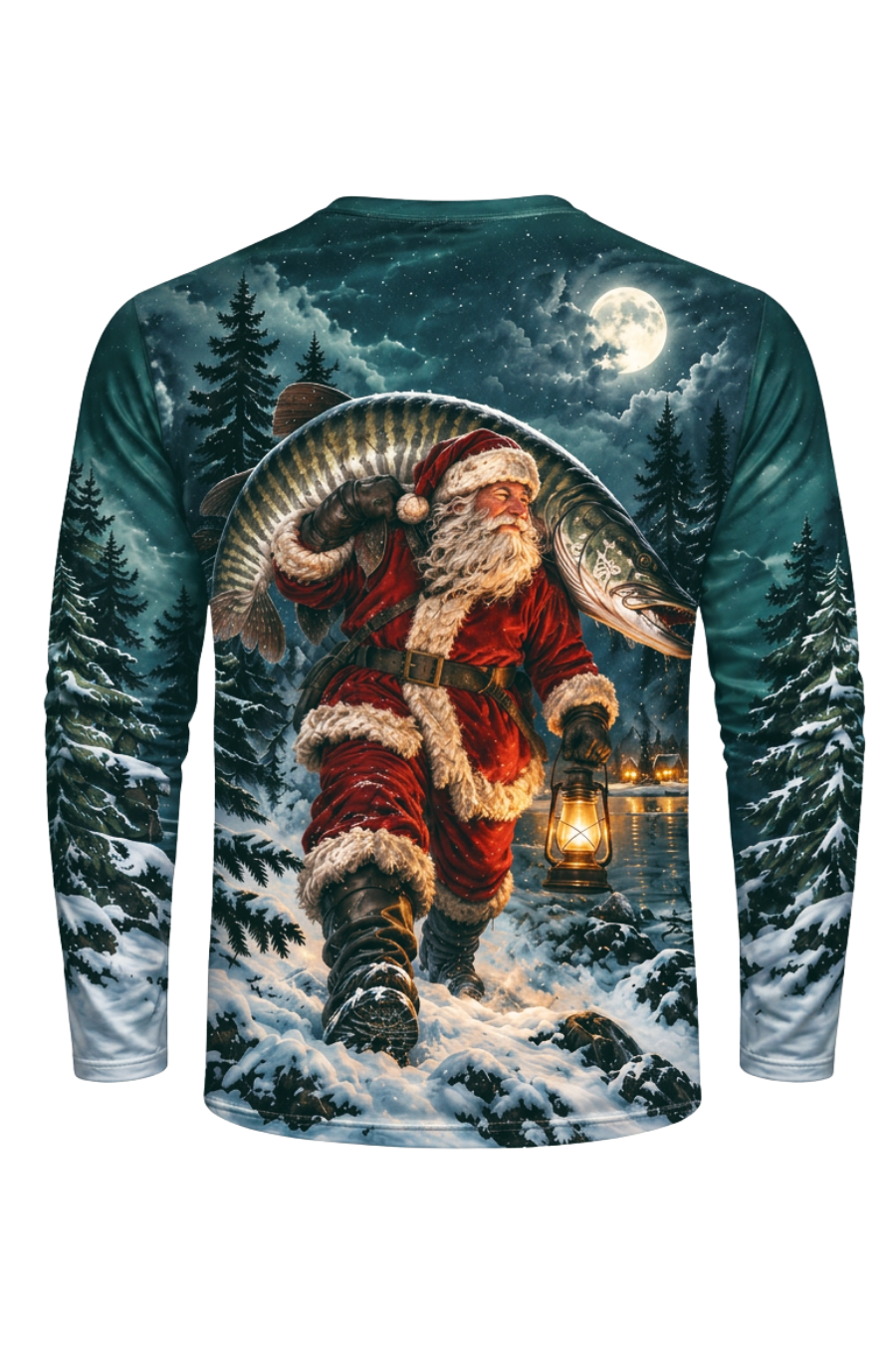 Performance Fishing Long Sleeve - Moonlight Santa Musky Winter - ULS591K image 5
