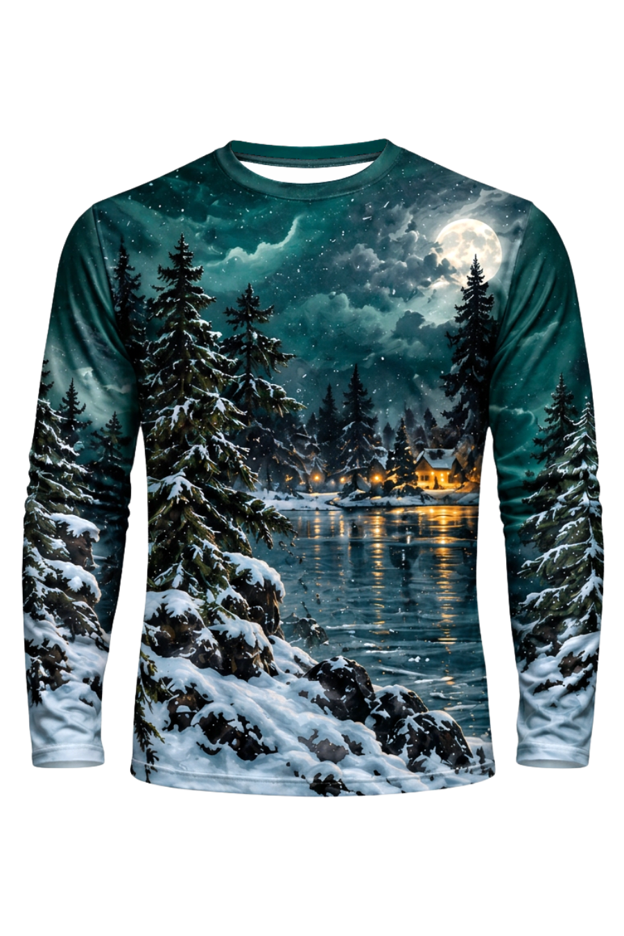 Performance Fishing Long Sleeve - Moonlight Santa Musky Winter - ULS591K image 6