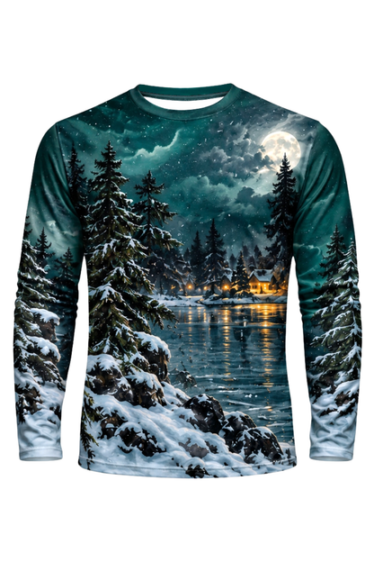 Performance Fishing Long Sleeve - Moonlight Santa Musky Winter - ULS591K image 6