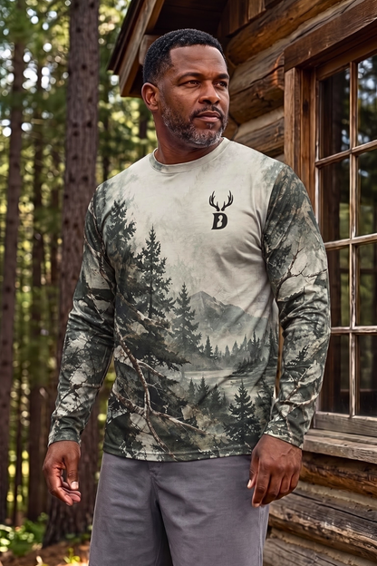 Performance Hunting Long Sleeve - Misty Pine Red Deer - ULS597K image 3