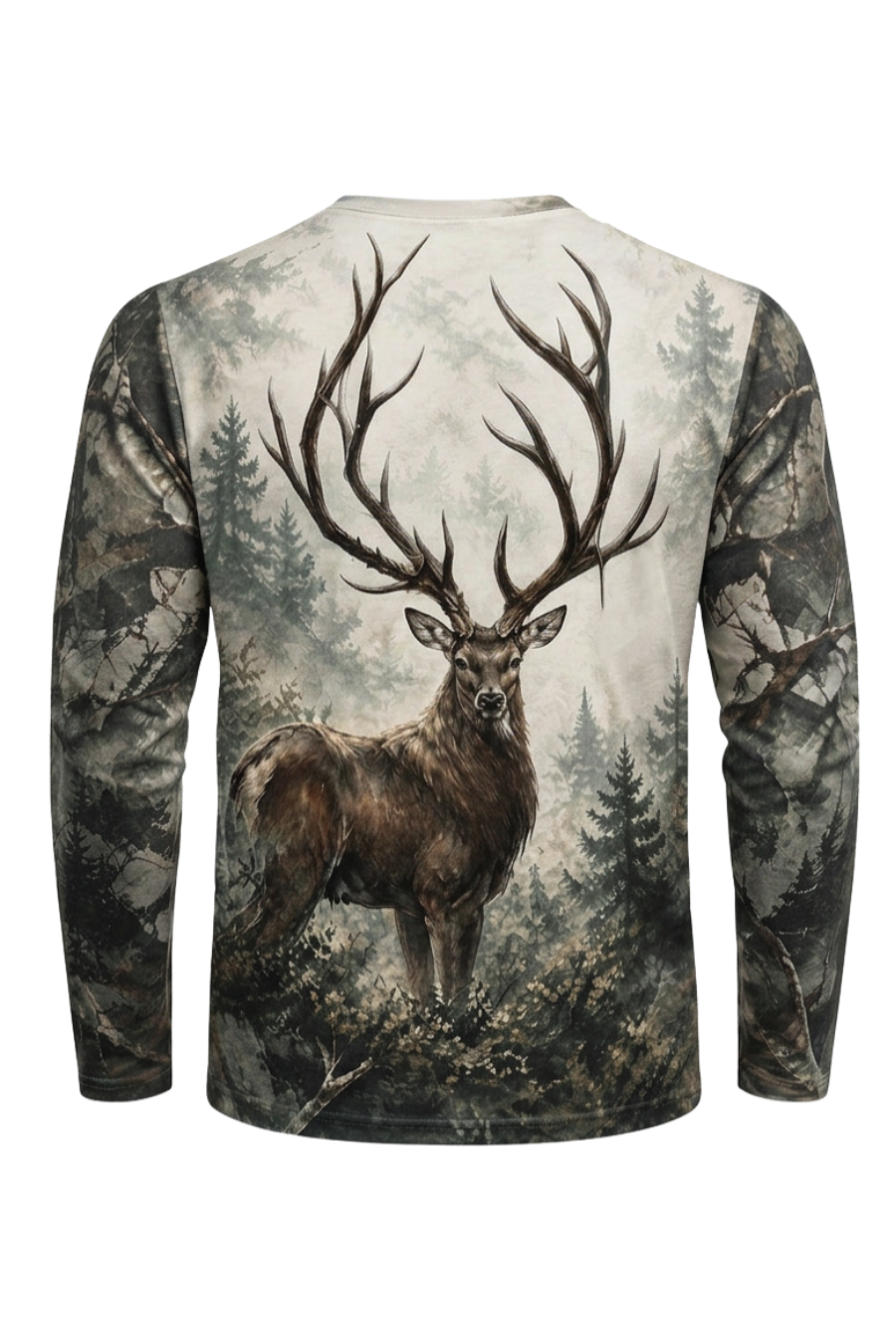 Performance Hunting Long Sleeve - Misty Pine Red Deer - ULS597K image 5