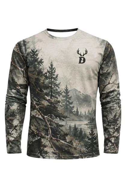 Performance Hunting Long Sleeve - Misty Pine Red Deer - ULS597K image 6