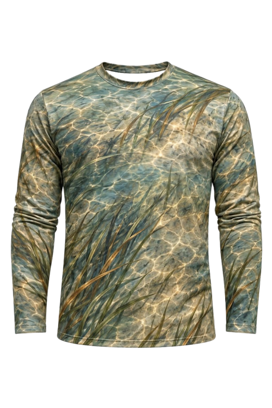 Performance Fishing Long Sleeve - Shallow Grass Redfish Breach - ULS603K image 6