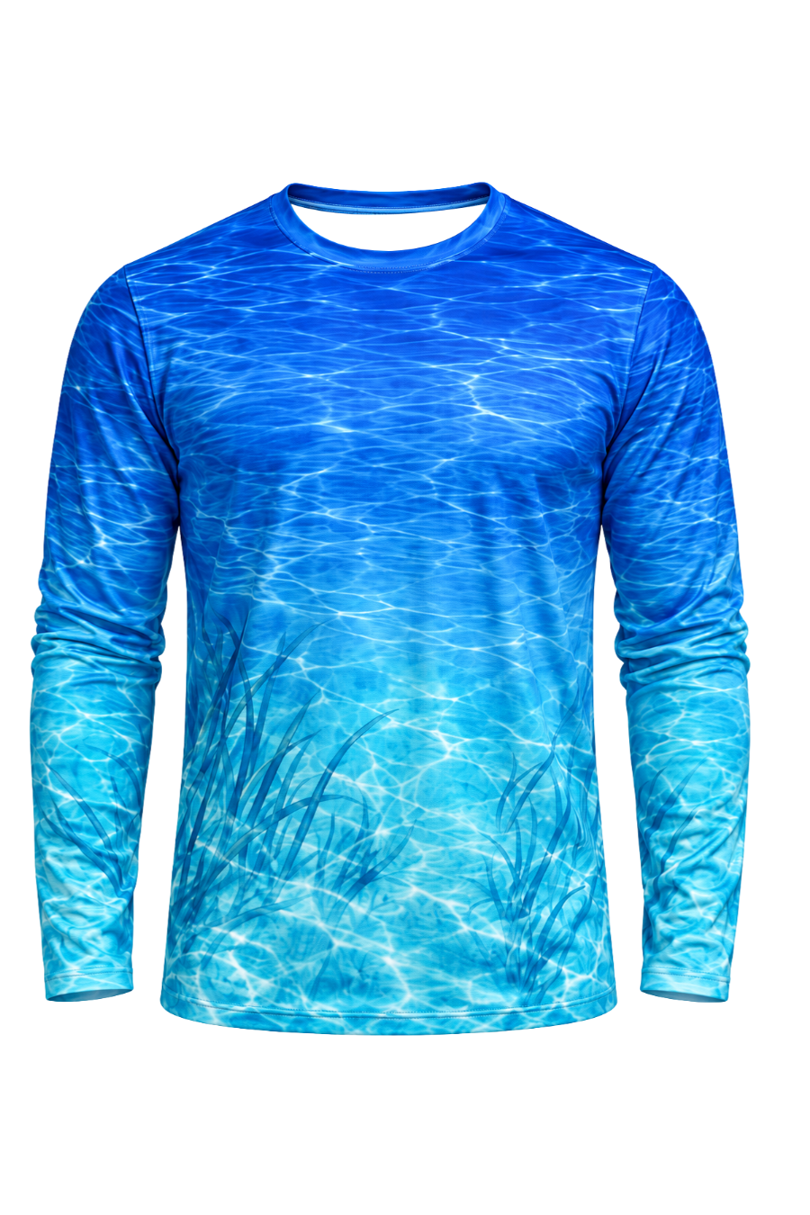 Performance Fishing Long Sleeve - Ocean Blue Redfish Tail Tailing - ULS604K image 6
