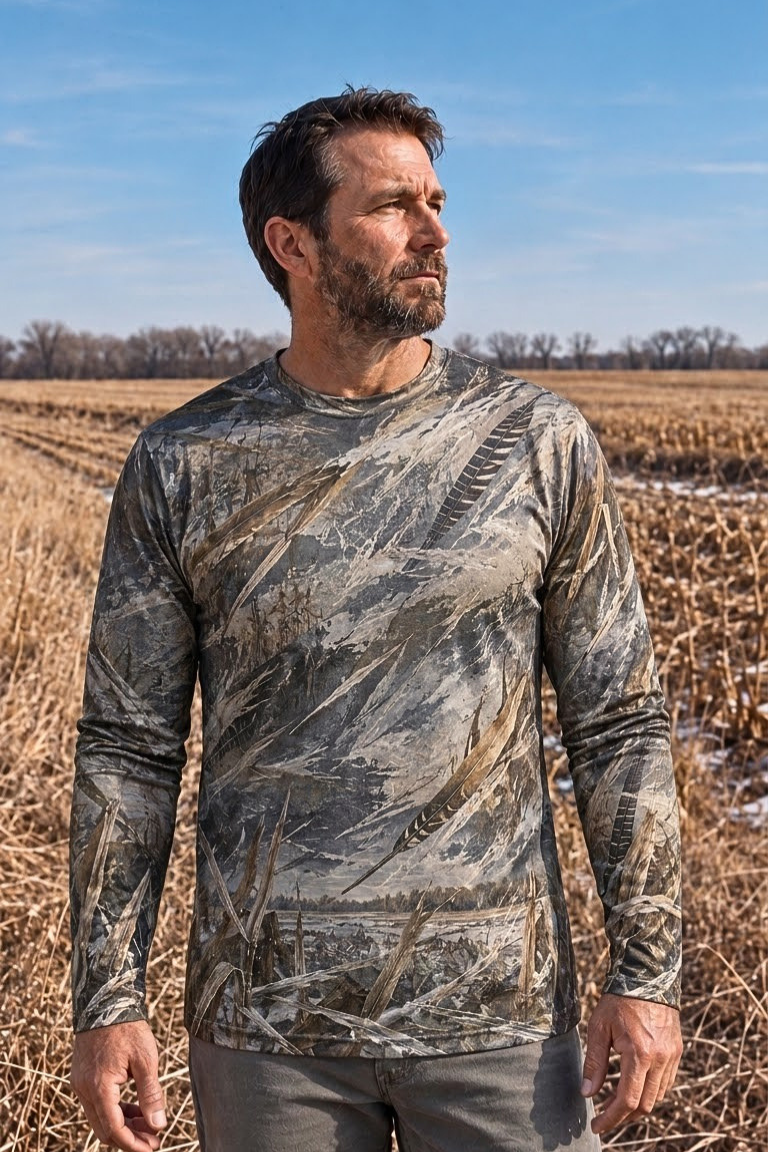 Performance Hunting Long Sleeve - Late Season Goose Flight - ULS605K image 3
