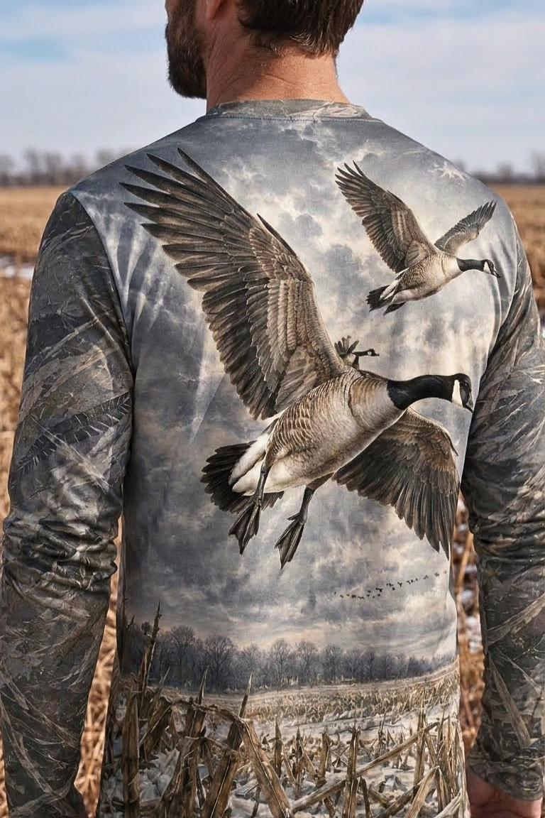 Performance Hunting Long Sleeve - Late Season Goose Flight - ULS605K image 4