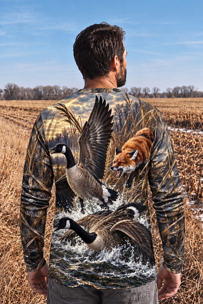 Performance Hunting Long Sleeve - Red Fox Goose Ambush - ULS606K image 2