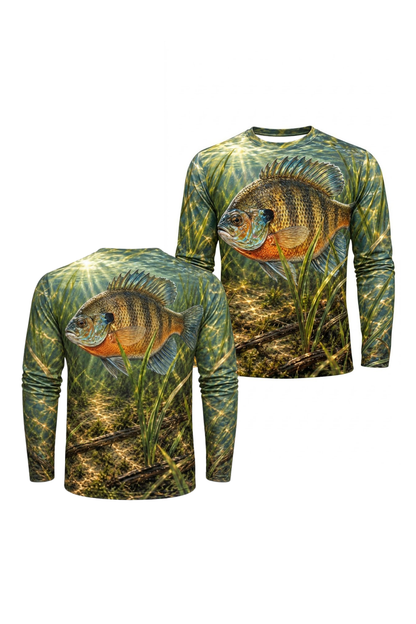 Performance Fishing Long Sleeve - Sunlit Shallows Bluegill - ULS607K image 1