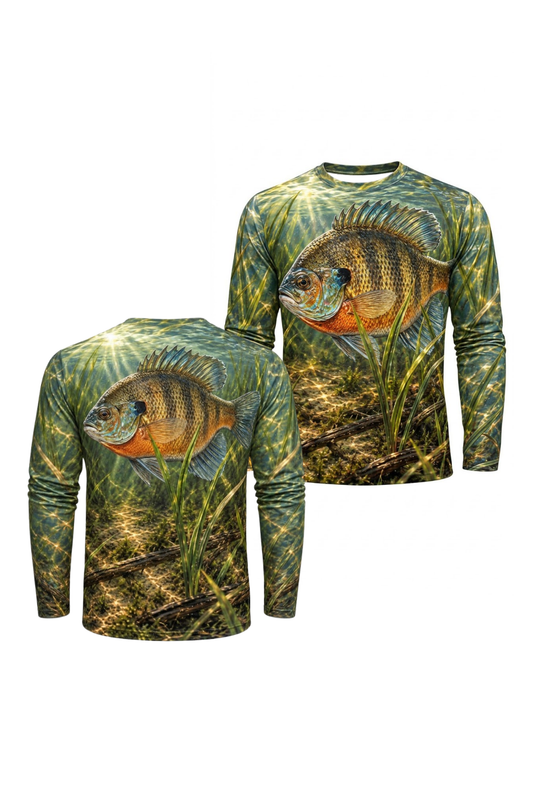 Performance Fishing Long Sleeve - Sunlit Shallows Bluegill - ULS607K image 1