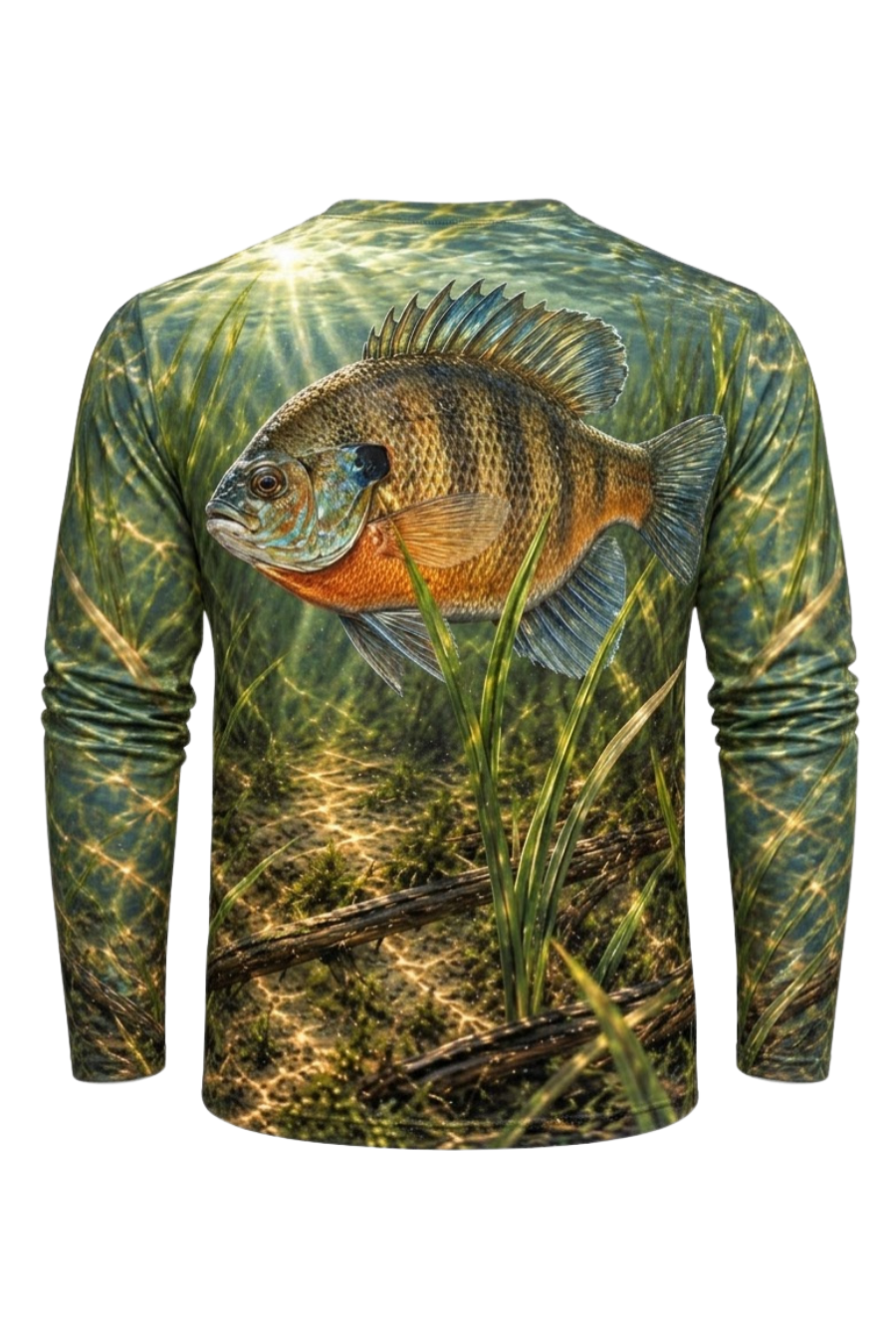 Performance Fishing Long Sleeve - Sunlit Shallows Bluegill - ULS607K image 6