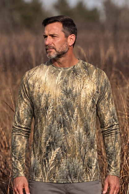 Performance Hunting Long Sleeve - Brushland Grouse Takeoff - ULS610K image 3