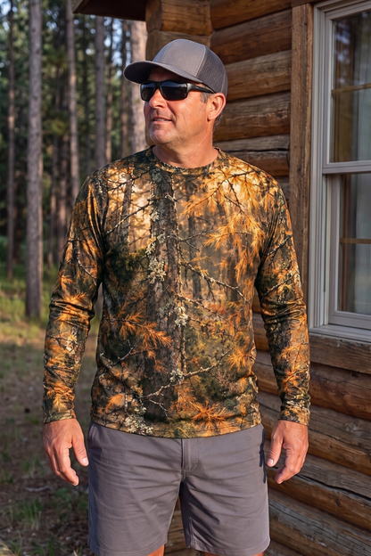 Performance Hunting Long Sleeve - Golden Larch Capercaillie - ULS612K image 3