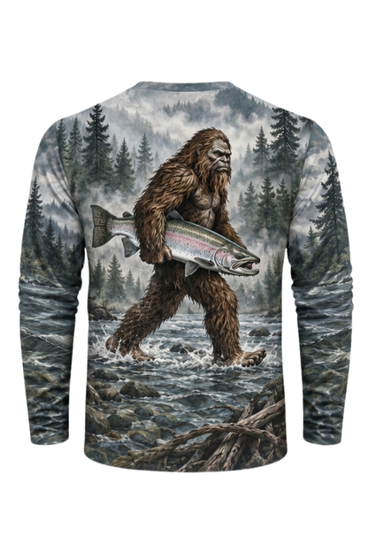 Performance Fishing Long Sleeve - Mist River Bigfoot Steelhead - ULS614K image 5