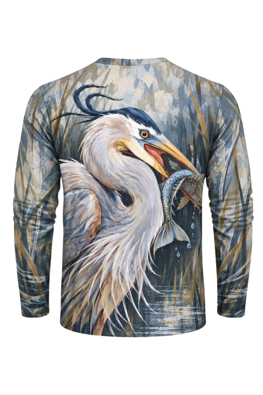 Performance Outdoor Long Sleeve - Blue Heron Marsh Strike - ULS615K image 5