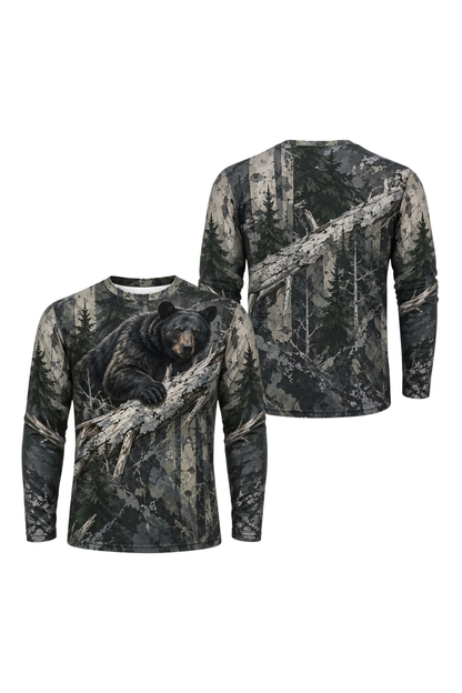 Performance Hunting Long Sleeve - Timber Ridge Black Bear - ULS620K image 1