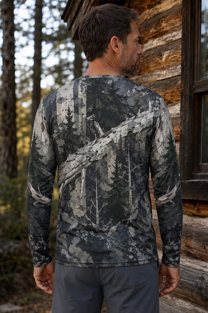 Performance Hunting Long Sleeve - Timber Ridge Black Bear - ULS620K image 3