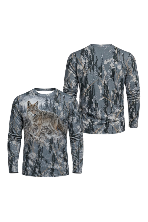 Performance Hunting Long Sleeve - Winter Timber Coyote Stalker - ULS622K image 1