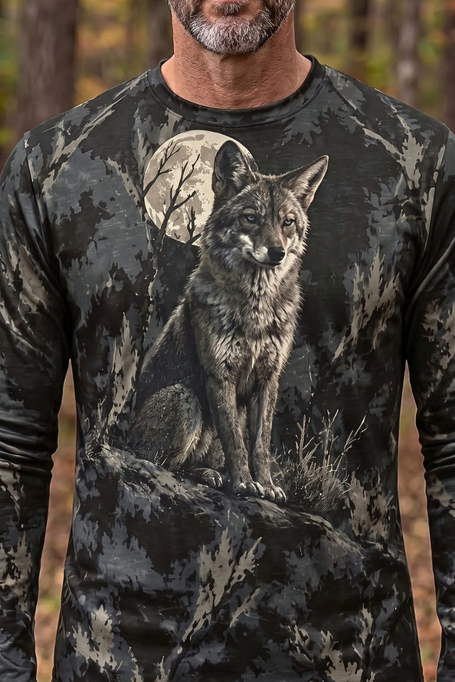 Performance Hunting Long Sleeve - Midnight Moonlit Coyote - ULS623K image 4