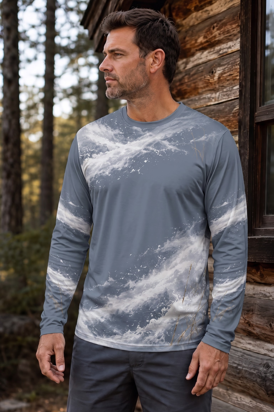 Performance Hunting Long Sleeve - Frost Peak Sentinel Coyote - ULS625K image 3