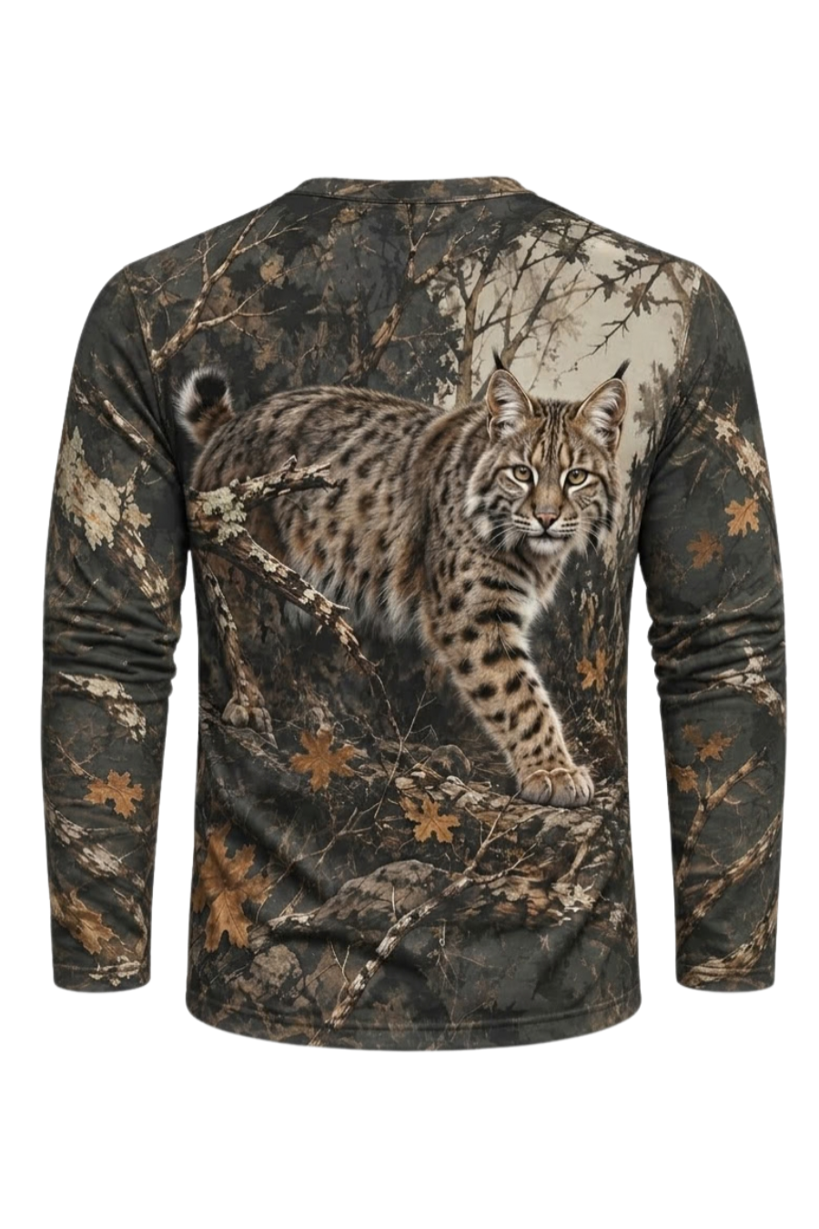 Performance Hunting Long Sleeve - Autumn Forest Bobcat Stalker - ULS626K image 5