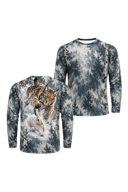 Performance Hunting Long Sleeve - Winter Birch Bobcat Pursuit - ULS627K image 1