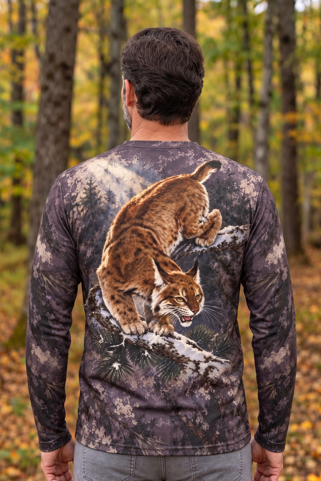 Performance Hunting Long Sleeve - Dusk Ridge Bobcat Ambush - ULS628K image 3