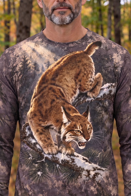 Performance Hunting Long Sleeve - Dusk Ridge Bobcat Ambush - ULS628K image 4