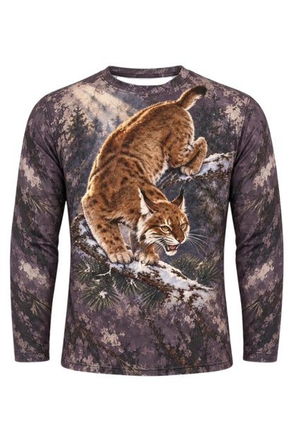 Performance Hunting Long Sleeve - Dusk Ridge Bobcat Ambush - ULS628K image 5