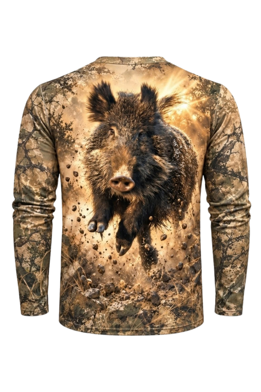 Performance Hunting Long Sleeve - Sunburst Wild Hog Charge - ULS629K image 6
