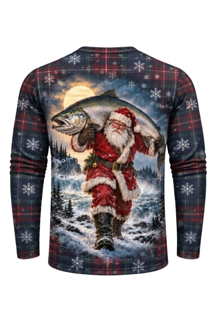 Performance Fishing Long Sleeve - Santa Moonlight King Salmon Catch - ULS632K image 6