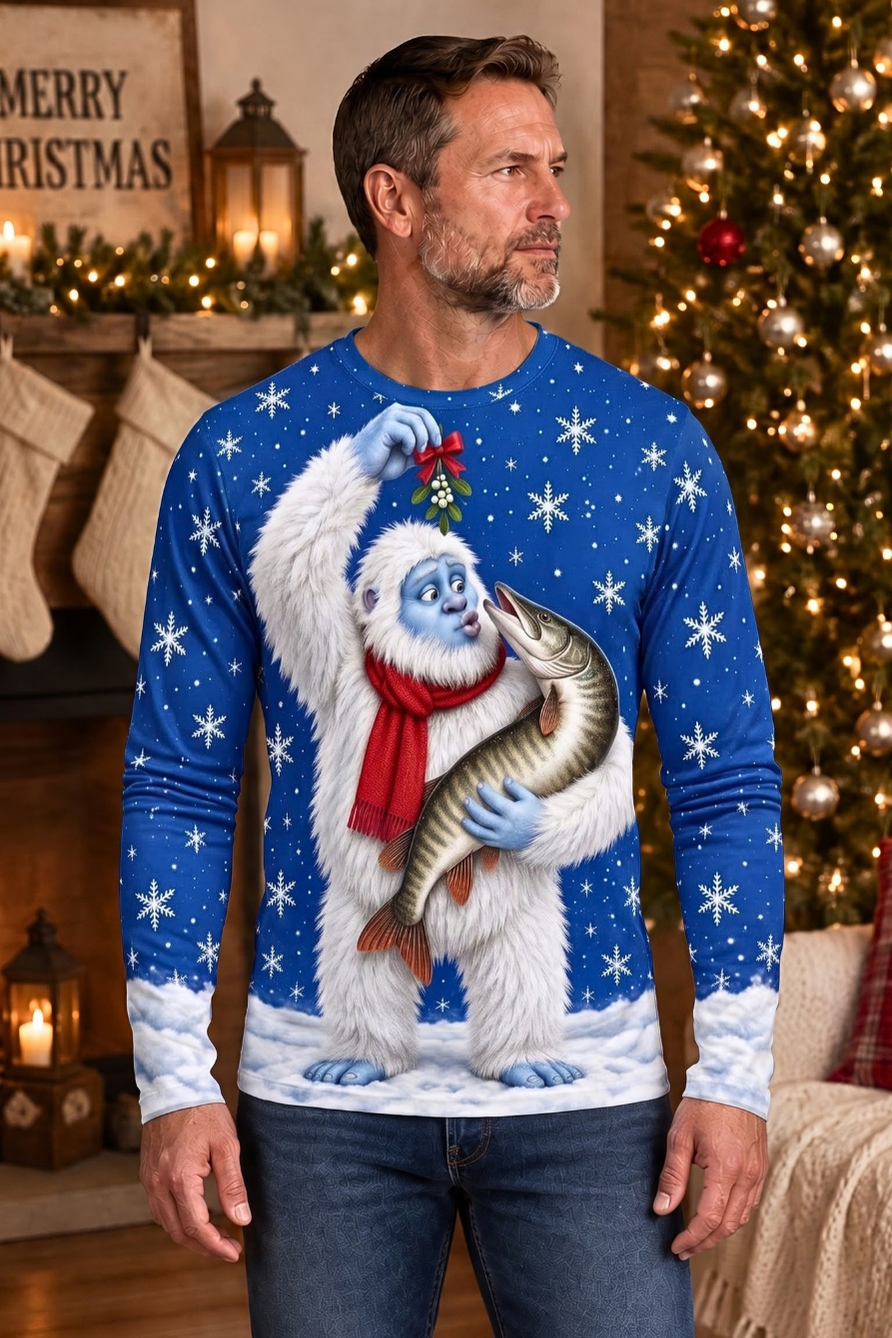 Performance Fishing Long Sleeve - Mistletoe Musky Kiss - ULS636K image 2