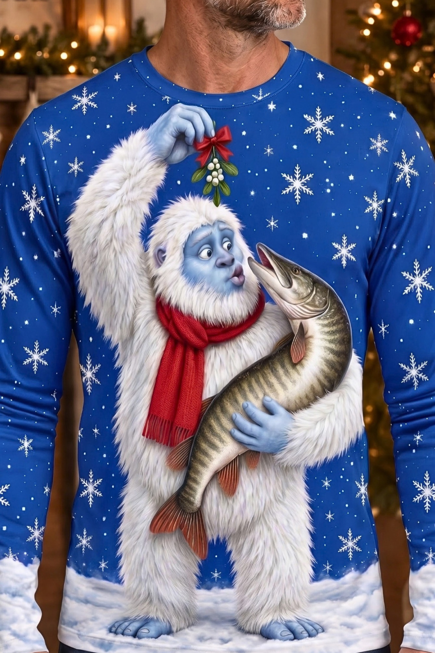 Performance Fishing Long Sleeve - Mistletoe Musky Kiss - ULS636K image 4