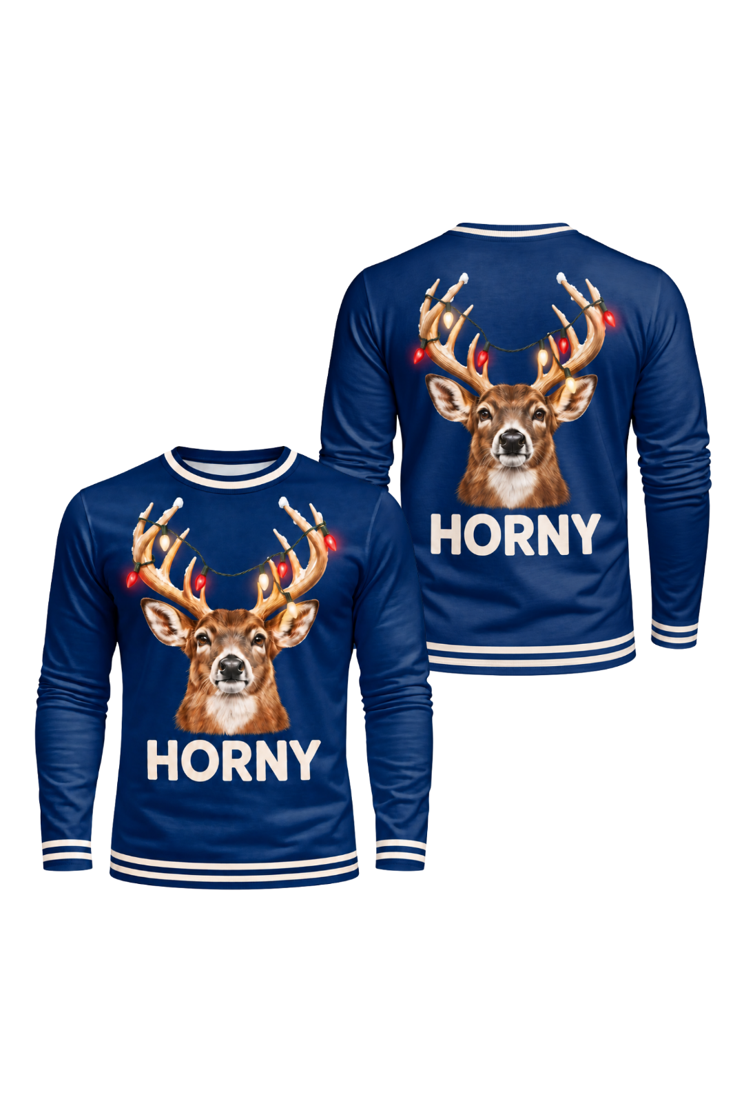 Performance Hunting Long Sleeve - Festive Antler Buck Horny - ULS642K image 1