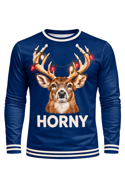 Performance Hunting Long Sleeve - Festive Antler Buck Horny - ULS642K image 5