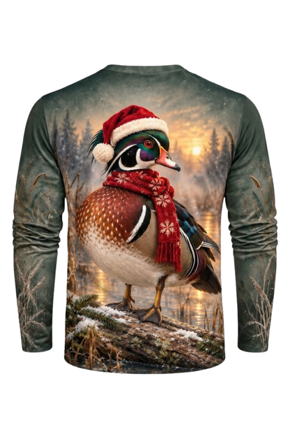 Performance Hunting Long Sleeve - Festive Wood Duck Timber Sunset - ULS644K image 6