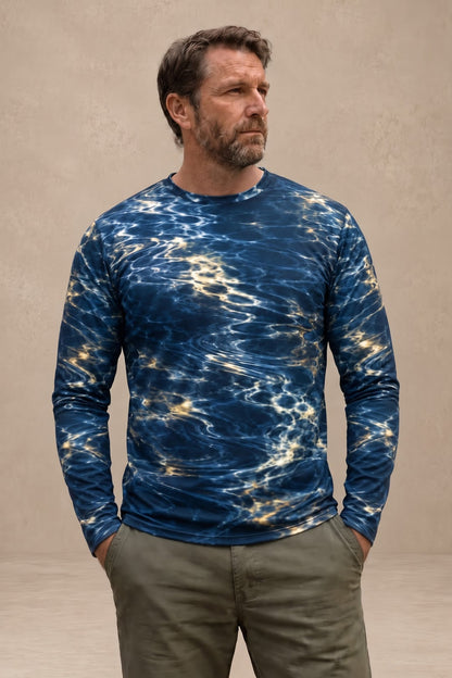 Performance Fishing Long Sleeve - Bigfoot Moonlight Walleye Ripple - ULS646K image 3