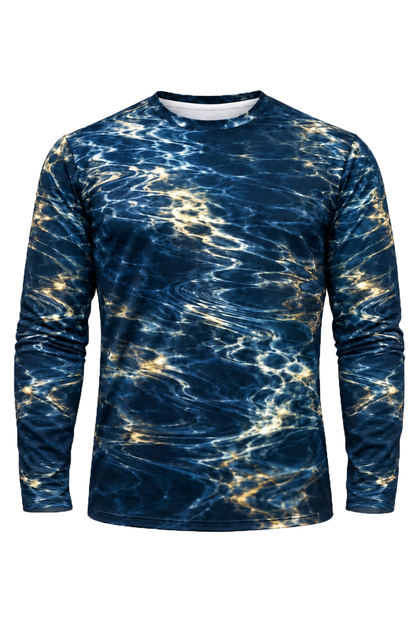 Performance Fishing Long Sleeve - Bigfoot Moonlight Walleye Ripple - ULS646K image 6