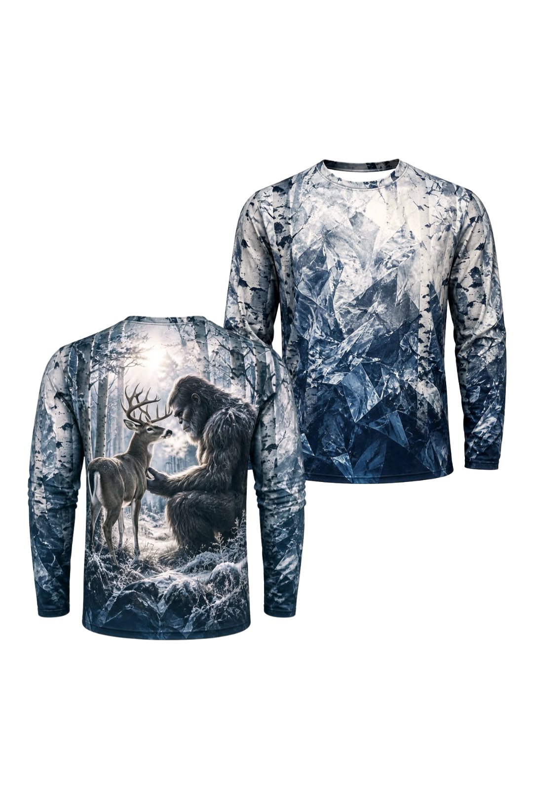 Performance Hunting Long Sleeve - Bigfoot Winter Buck Frost - ULS647K image 1