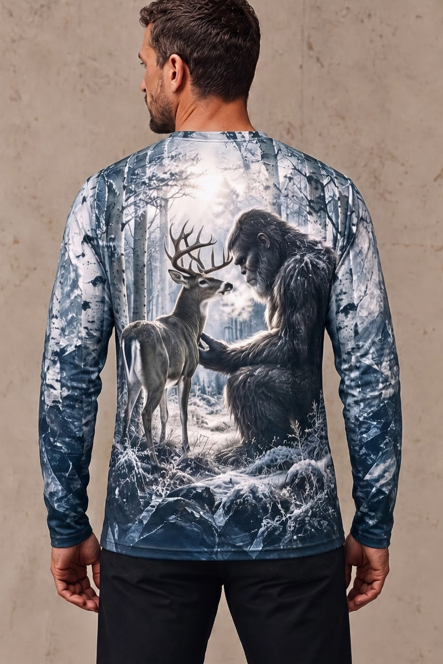 Performance Hunting Long Sleeve - Bigfoot Winter Buck Frost - ULS647K image 2