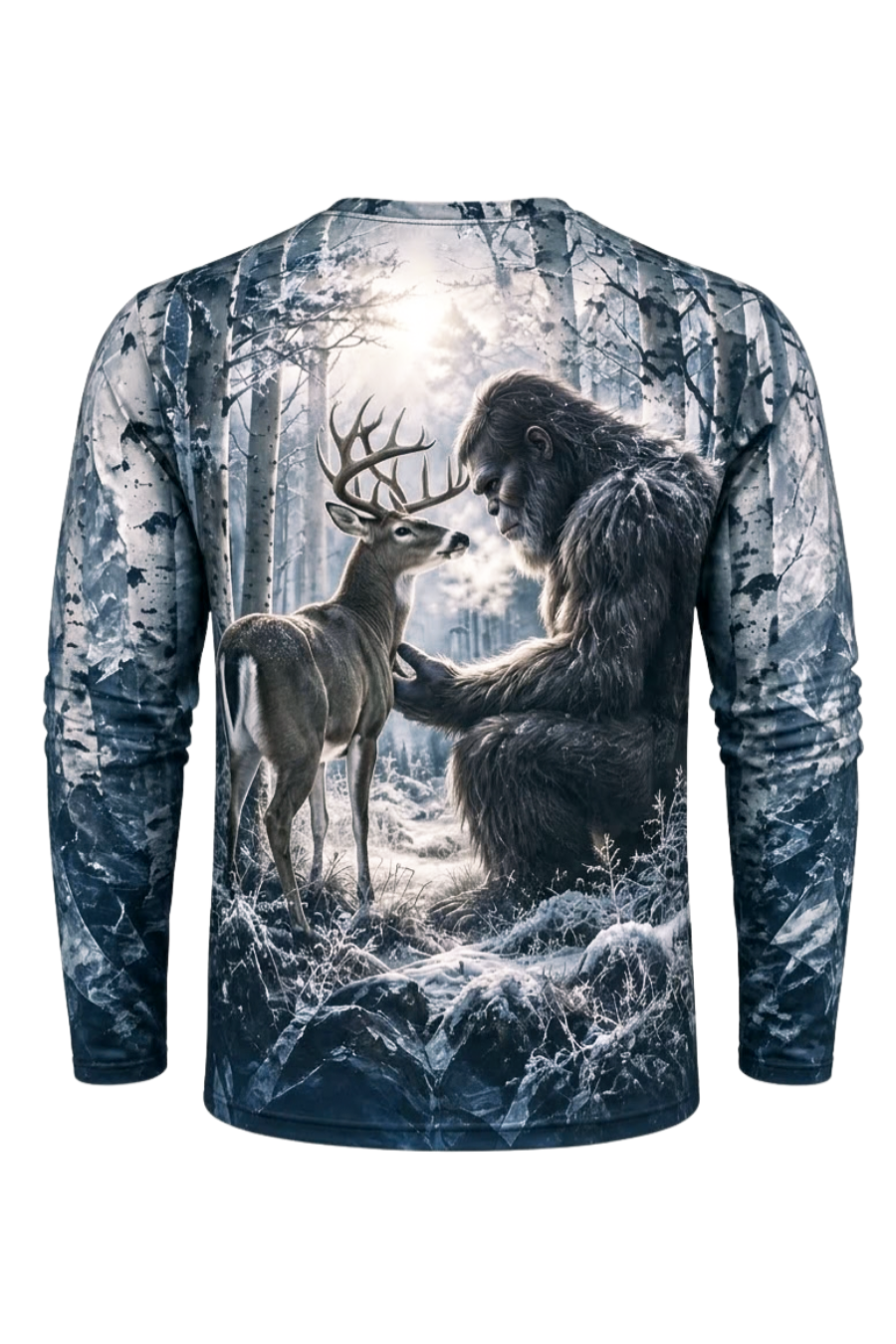 Performance Hunting Long Sleeve - Bigfoot Winter Buck Frost - ULS647K image 5