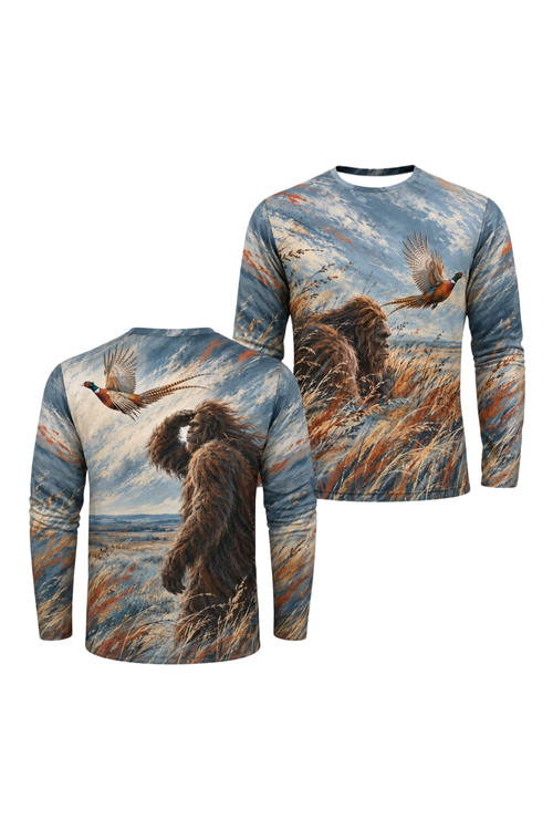Performance Hunting Long Sleeve - Bigfoot Pheasant Prairie Flight - ULS649K image 1