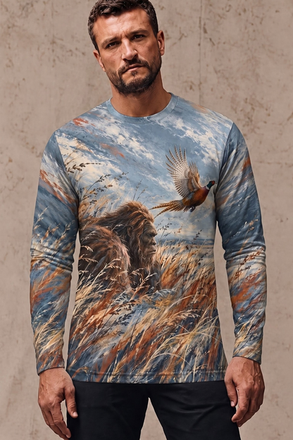 Performance Hunting Long Sleeve - Bigfoot Pheasant Prairie Flight - ULS649K image 3