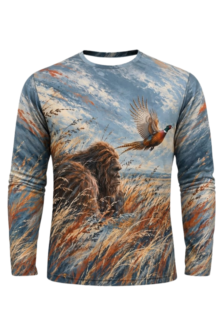 Performance Hunting Long Sleeve - Bigfoot Pheasant Prairie Flight - ULS649K image 6